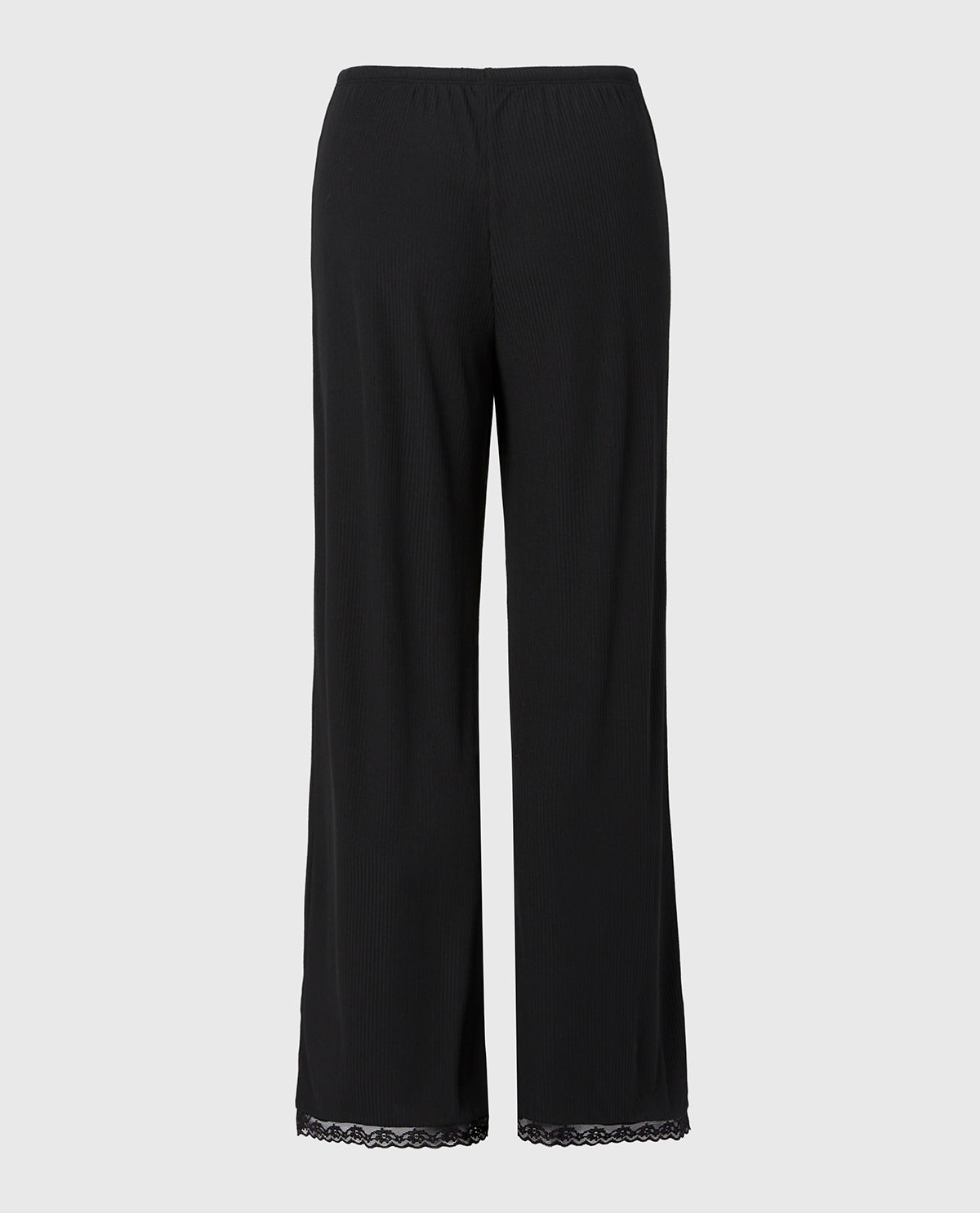 La Senza Casual Sleep Ribbed Pant 2ith Picot Trim