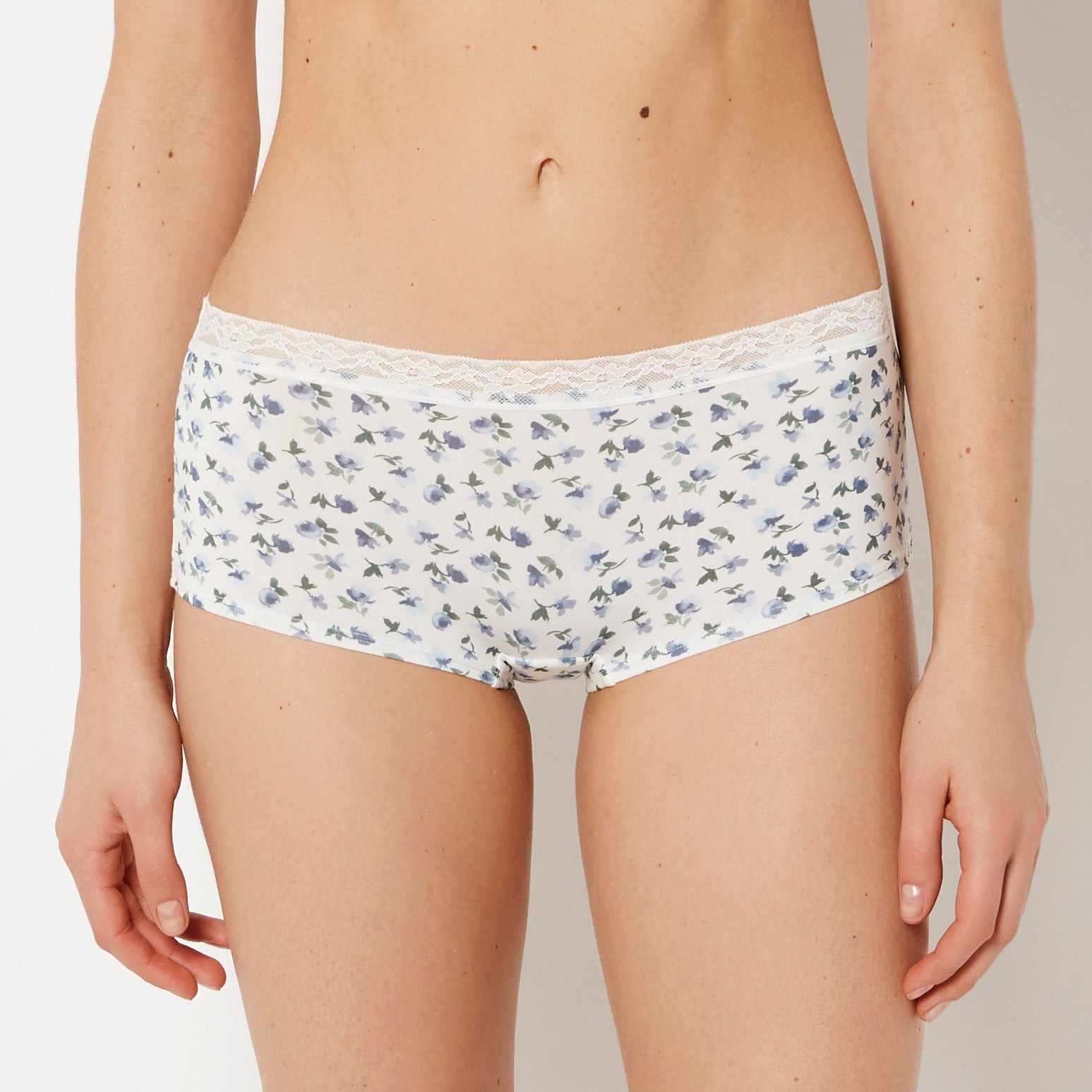 La Senza Ultrasoft Boyshort Panty with Lace Trim