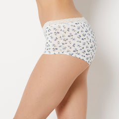 La Senza Ultrasoft Boyshort Panty with Lace Trim