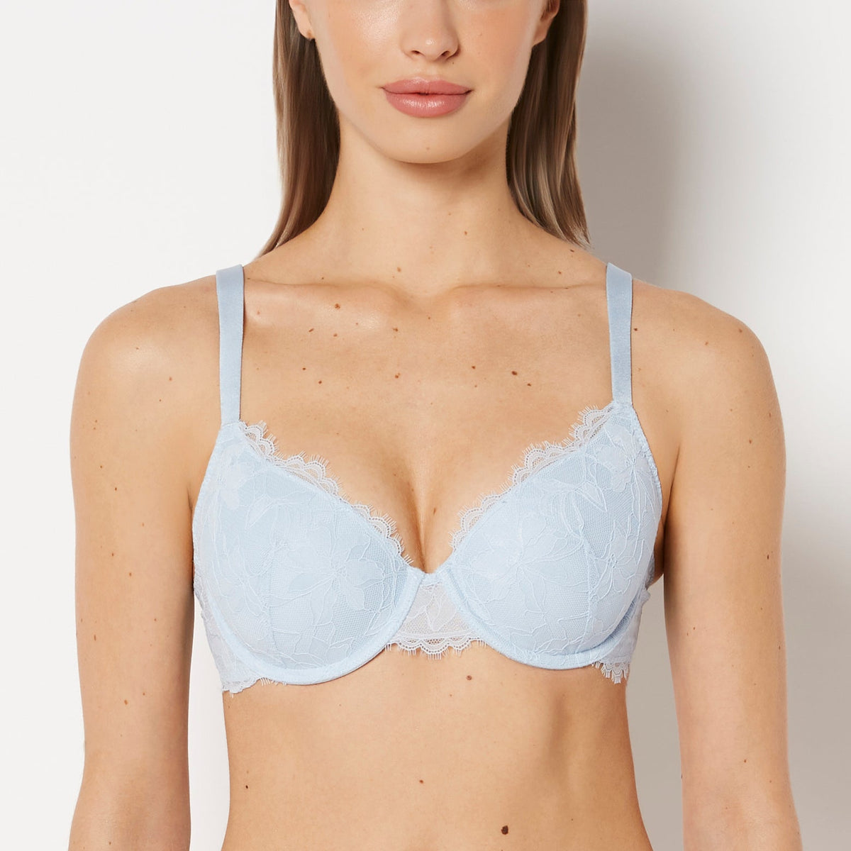 La Senza Lightly Lined Full Coverage Bra with Afterglow Lace