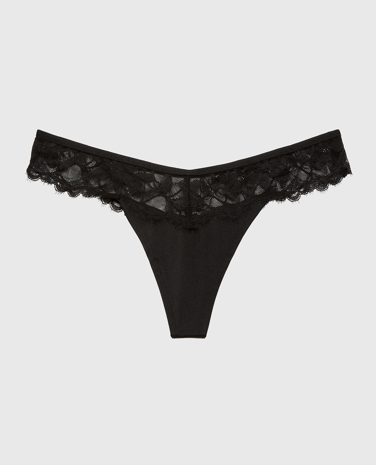 La Senza Diva Thong Panty With Afterglow Lace