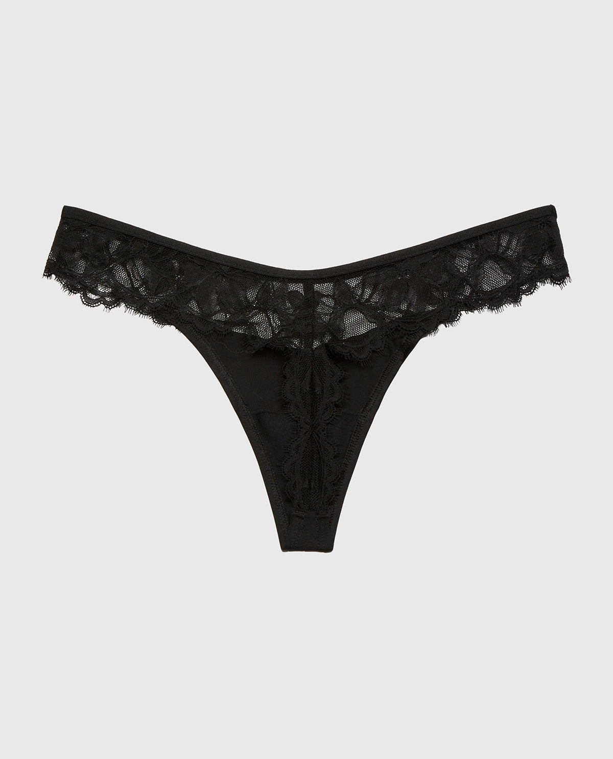 La Senza Diva Thong Panty With Afterglow Lace
