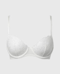 La Senza Designer Collection Unlined Demi Bra With Breezy Embroidery