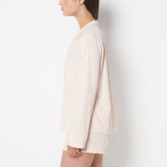 La Senza Casual Sleep Textured Knit Long Sleeve Button Down