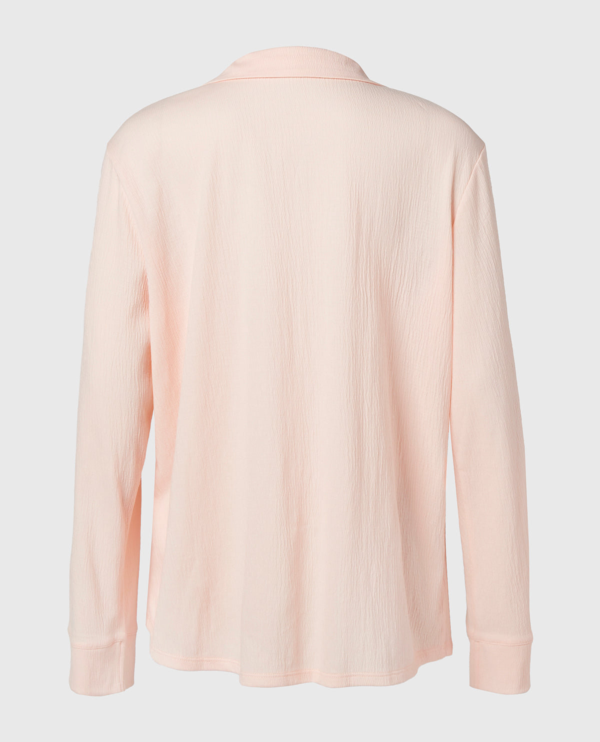 La Senza Casual Sleep Textured Knit Long Sleeve Button Down