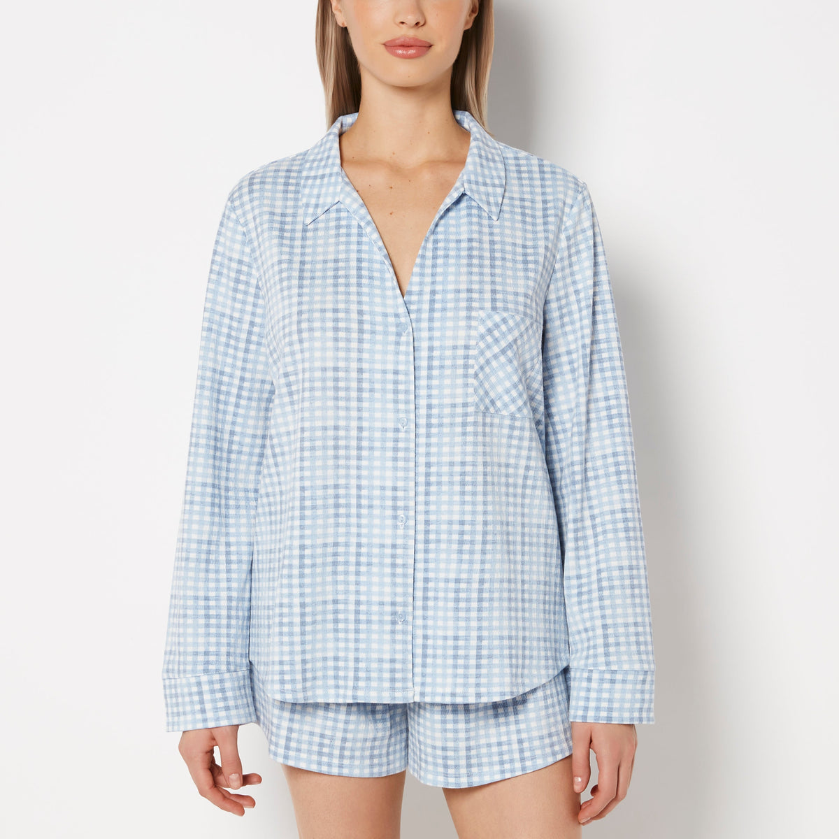 La Senza Casual Sleep Long Sleeve Button Down