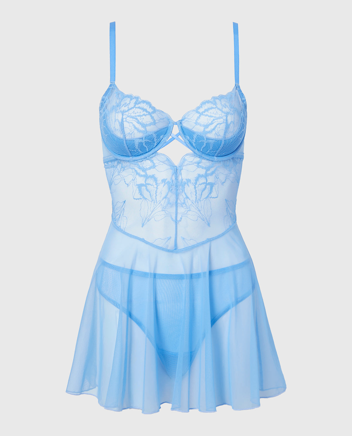 La Senza Unlined Balconette Babydoll with Lush Lace