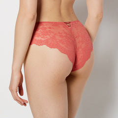 La Senza Diva Cheeky Panty with Timeless Lace in Faded Rose