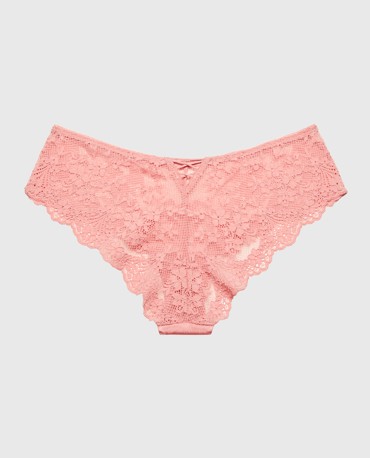 La Senza Diva Cheeky Panty with Timeless Lace in Rose Elegance