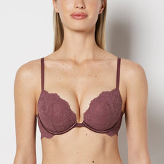 La Senza Beyond Sexy Push Up Plunge Bra with Timeless Lace