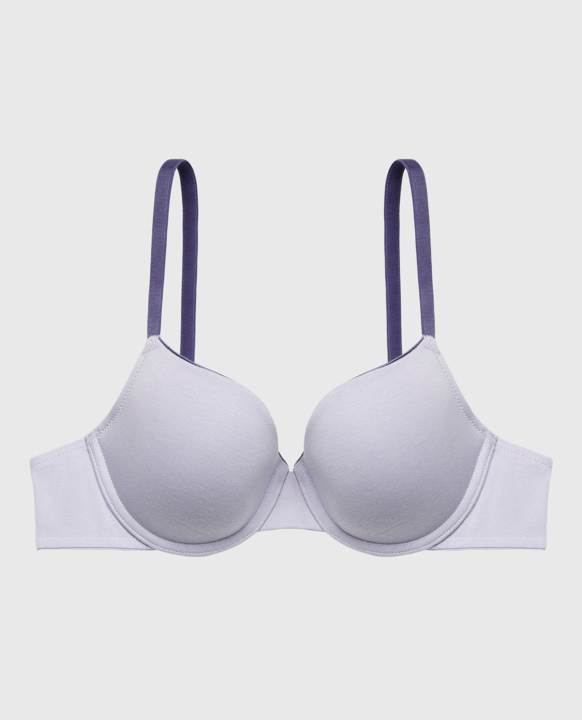 La Senza Lightly Lined Cotton Demi Bra with Piping