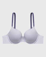 La Senza Lightly Lined Cotton Demi Bra with Piping