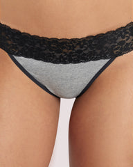 La Senza Trendy Thong Panty GREY / M