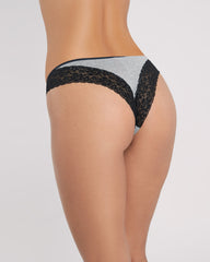 La Senza Trendy Cheeky Panty GREY / M