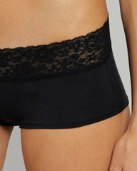 La Senza Boyshort New Fit Trendy Black Panties