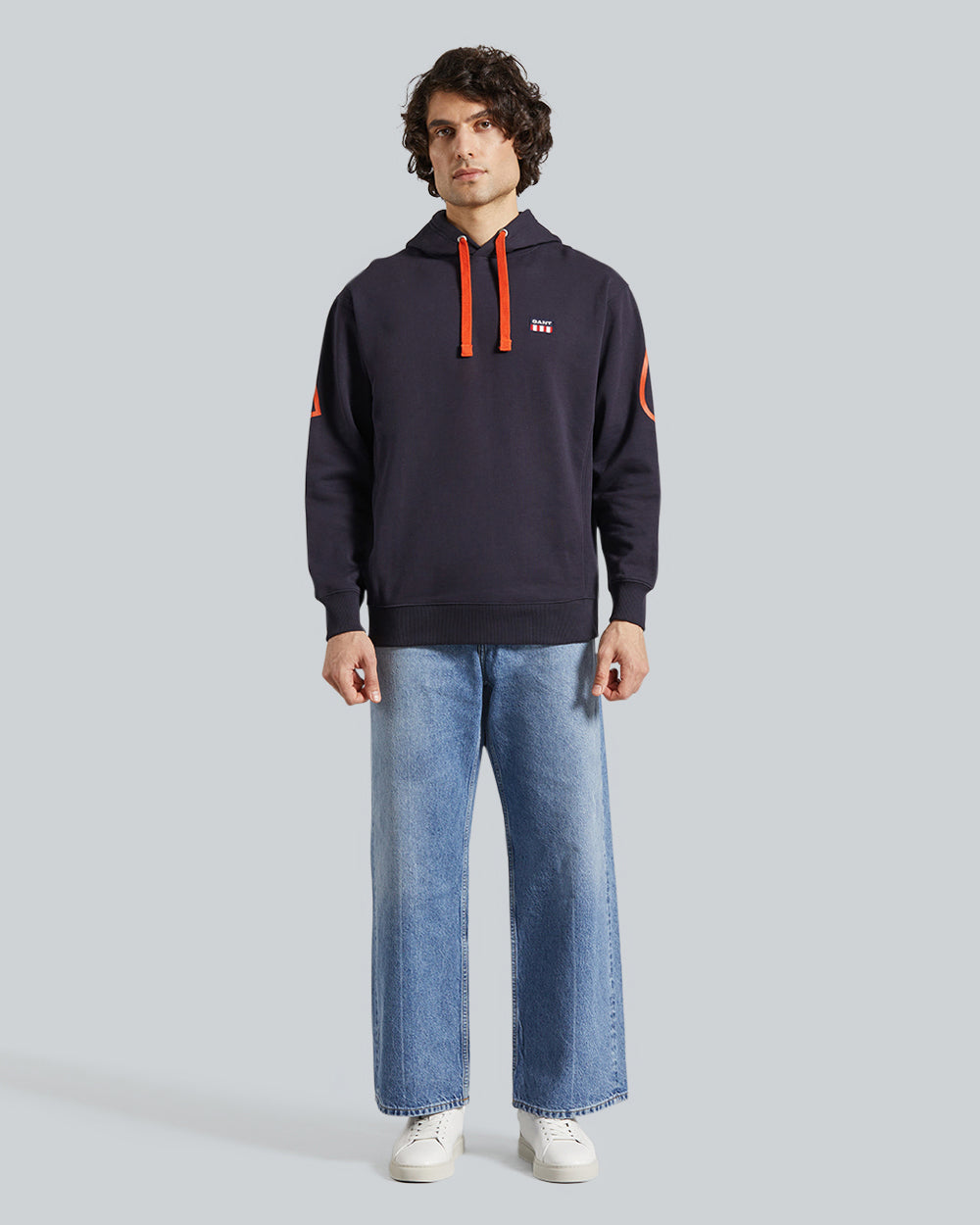 Gant Loose Straight Jeans – Relaxed Fit Heavyweight Denim Light Blue Vintage / 36X32