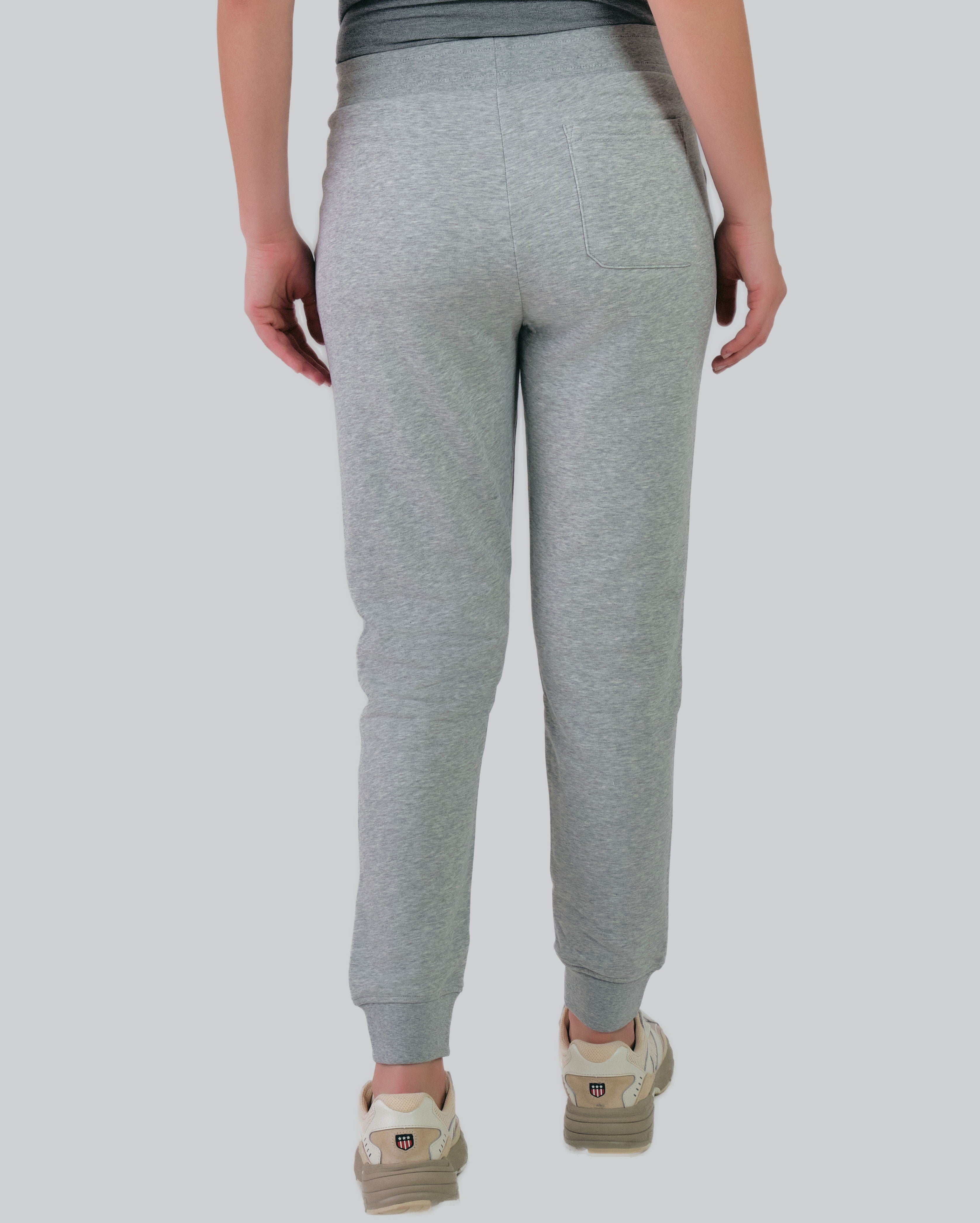 Regular Fit Retro Shield Sweat Pants Grey Melange / M