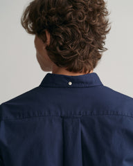 Regular Fit Poplin Shirt S / Marine