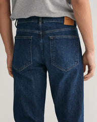 Regular Fit Jeans Dark Blue Worn In / 32/32