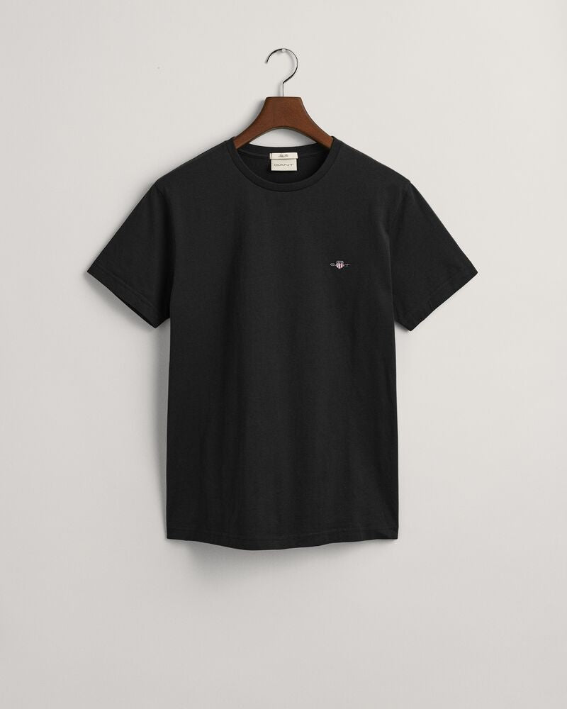 Slim Fit Shield T-Shirt Black / S