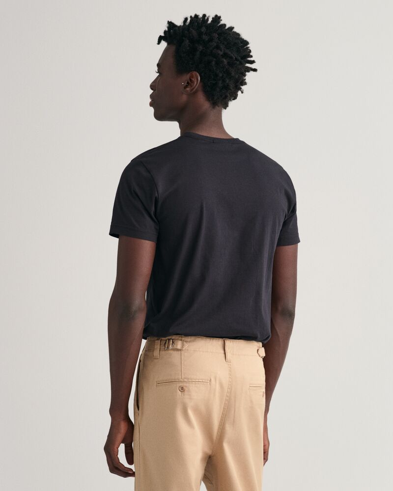 Slim Fit Shield T-Shirt Black / S