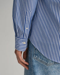 Regular Fit Striped Poplin Shirt