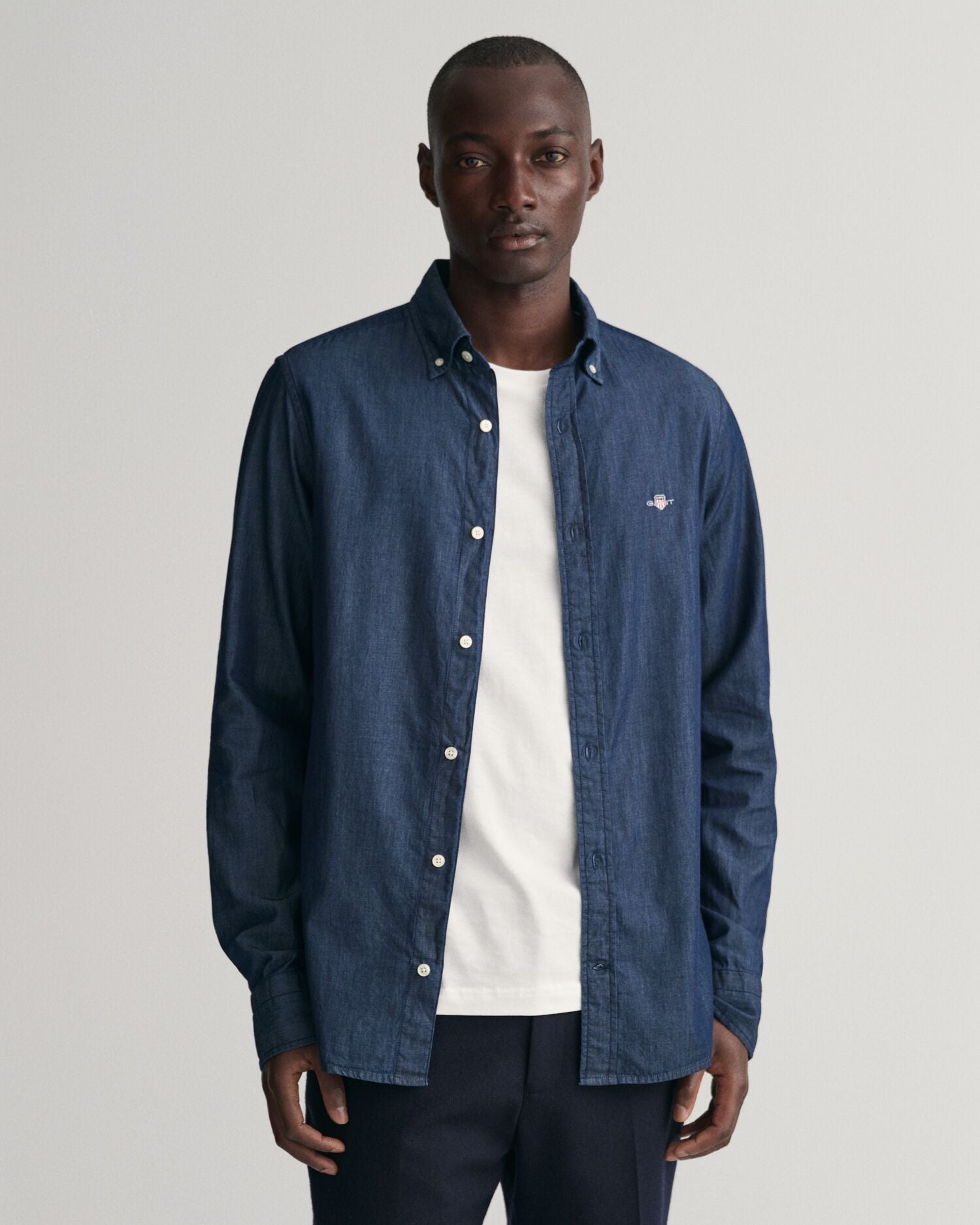 Slim Fit Indigo Shirt