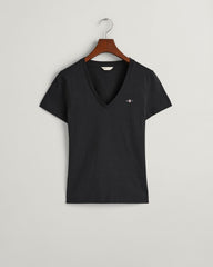Shield V-Neck T-Shirt Black / S