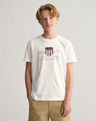 Archive Shield Ss T-Shirt White / 134/140