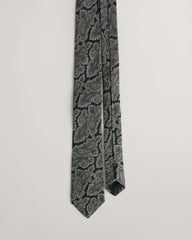 Paisley Silk Tie Black / Onesize