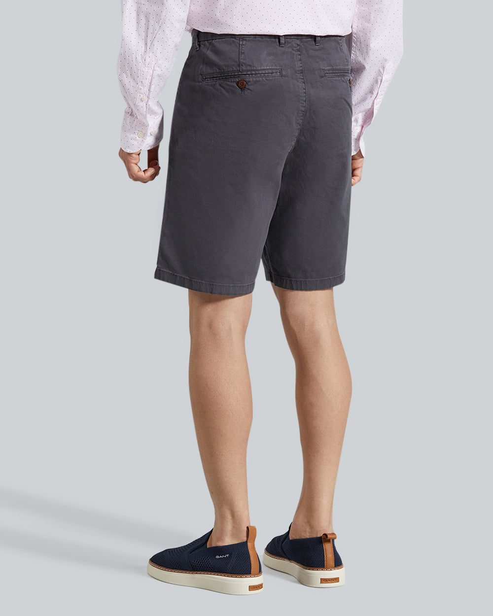 Dobby Relaxed Shorts Antracite / 36
