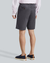 Dobby Relaxed Shorts Antracite / 36