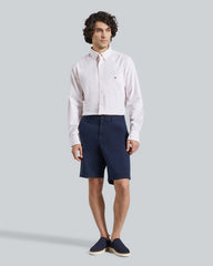 Dobby Relaxed Shorts Evening Blue / 36