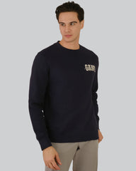 Arch Script C-Neck Evening Blue / M