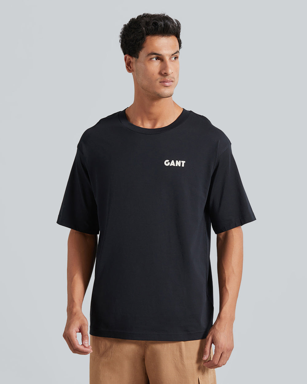 Back Logo Graphic Short Sleeve T-Shirt Black / L
