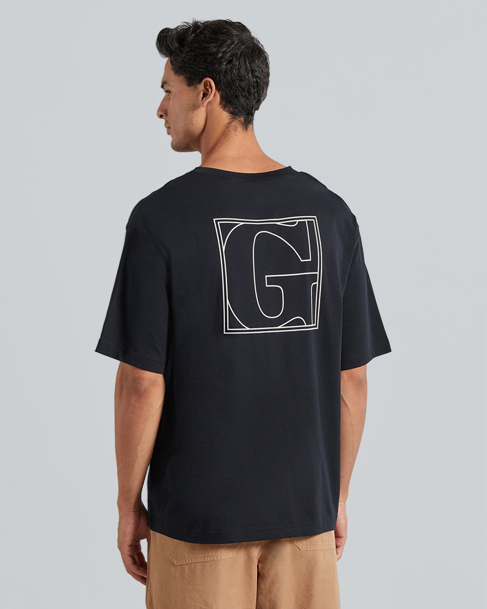 Back Logo Graphic Short Sleeve T-Shirt Black / L