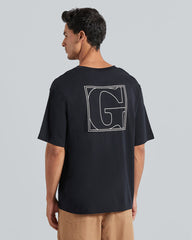 Back Logo Graphic Short Sleeve T-Shirt Black / L