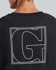 Back Logo Graphic Short Sleeve T-Shirt Black / L