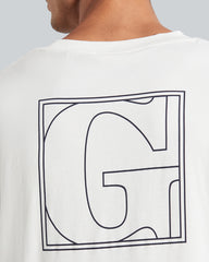 Back Logo Graphic Short Sleeve T-Shirt Eggshell / L