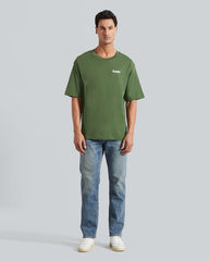 Back Logo Graphic Short Sleeve T-Shirt Pine Green / L