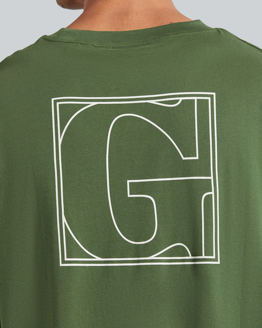 Back Logo Graphic Short Sleeve T-Shirt Pine Green / L