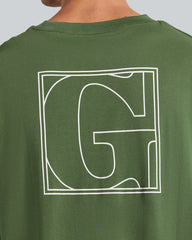 Back Logo Graphic Short Sleeve T-Shirt Pine Green / L