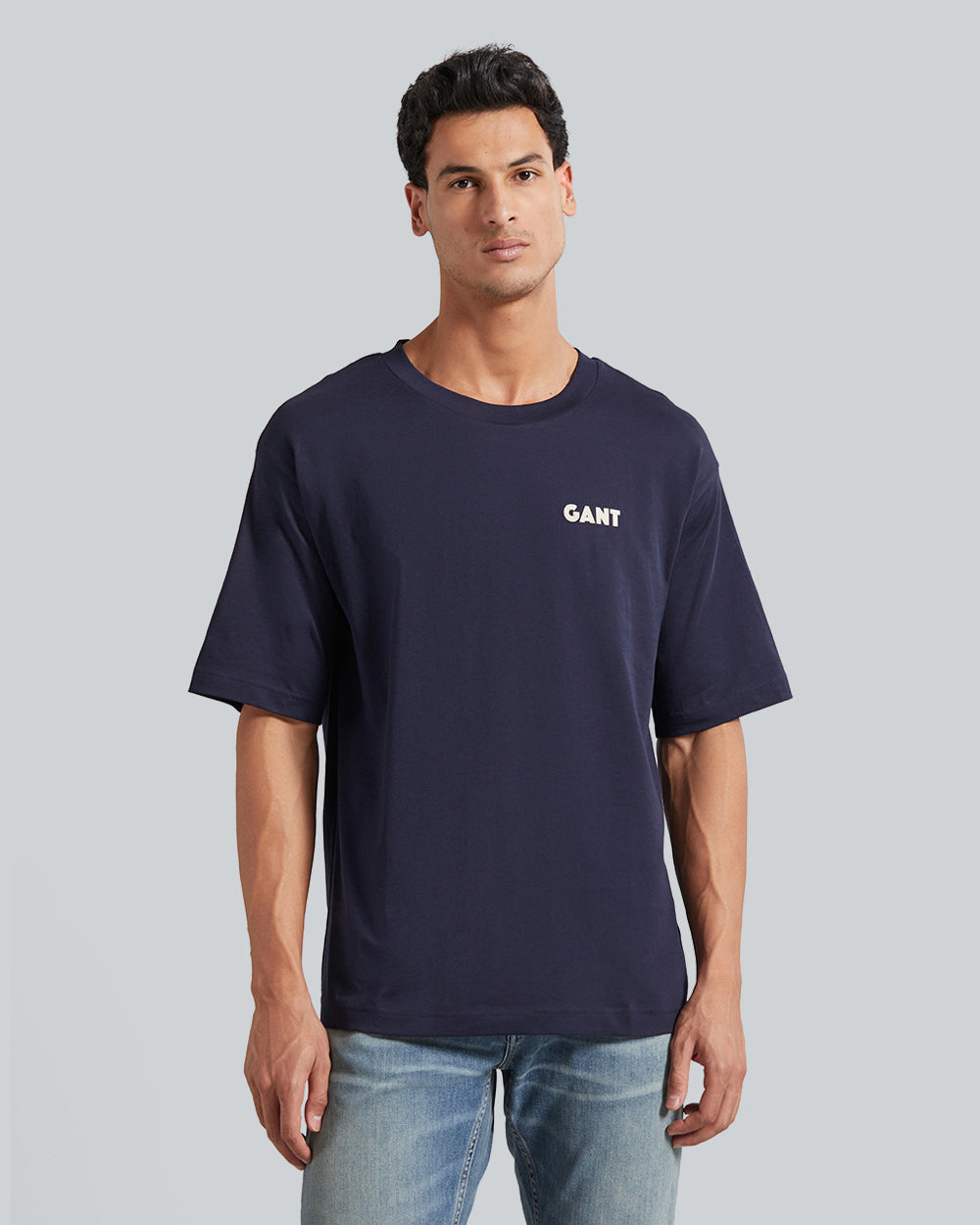 Back Logo Graphic Short Sleeve T-Shirt Evening Blue / L
