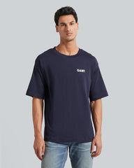 Back Logo Graphic Short Sleeve T-Shirt Evening Blue / L