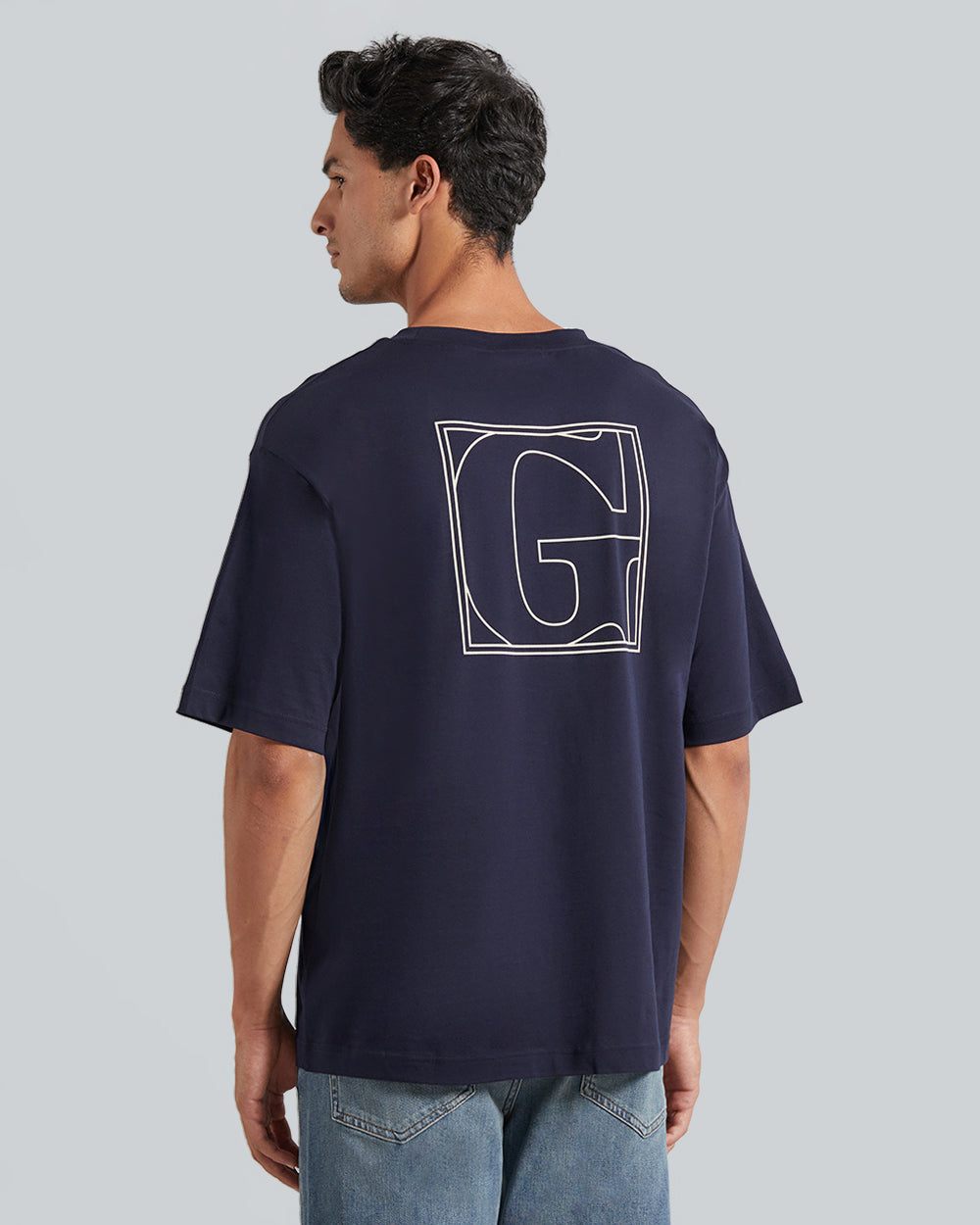 Back Logo Graphic Short Sleeve T-Shirt Evening Blue / L