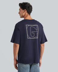 Back Logo Graphic Short Sleeve T-Shirt Evening Blue / L