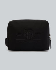 Gant Tonal Shield Wash Bag – Minimalist Style With Functionality Ebony Black / ONESIZE