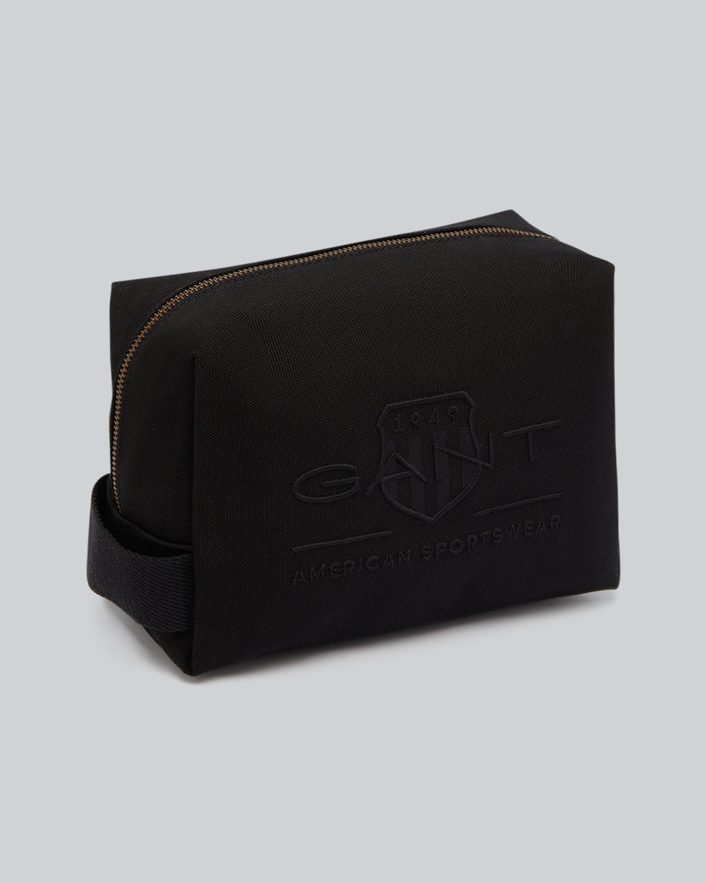 Gant Tonal Shield Wash Bag – Minimalist Style With Functionality Ebony Black / ONESIZE