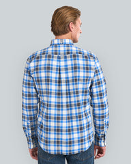 REG TEXTURE CHECK SHIRT Blue / L