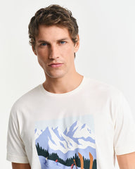 SEASONAL GRAPHIC T-SHIRT Cream / XS